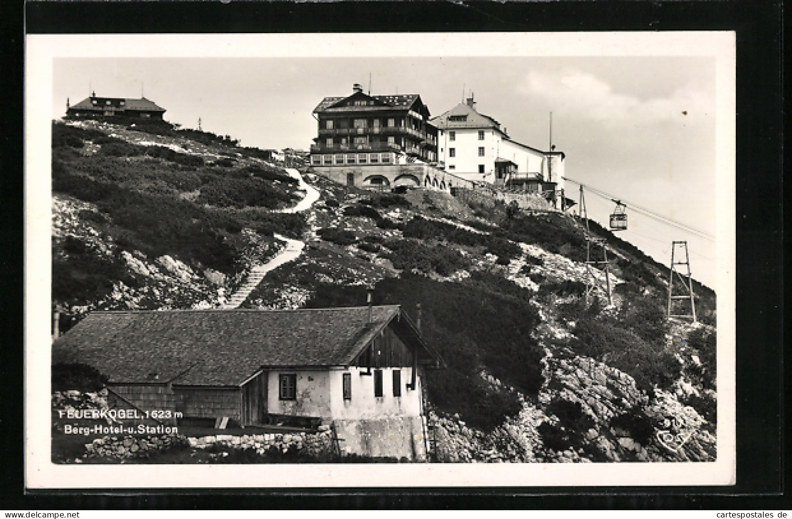 AK Feuerkogel, Seilbahn An Der Station Zum Berg-Hotel  - Funiculares