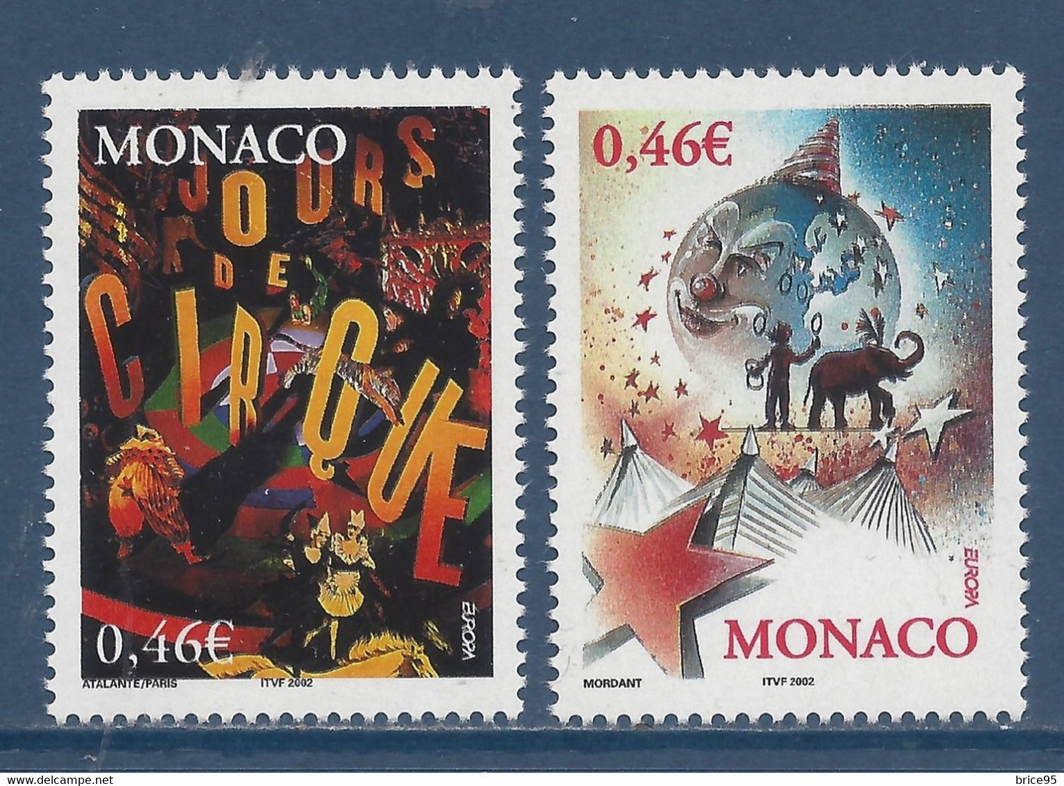 Monaco - YT N° 2347 Et 2348 ** - Neuf Sans Charnière - 2002 - Unused Stamps