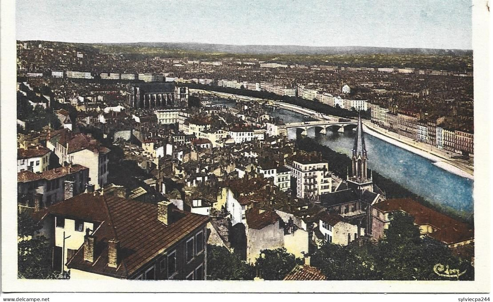 CPA 69 - LYON - EGLISE ST GEORGES - EGLISE ST JEAN - QUAI DE TILSITT ET DES CELESTINS - PANORAMA SUR LA SAONE - Lyon 5