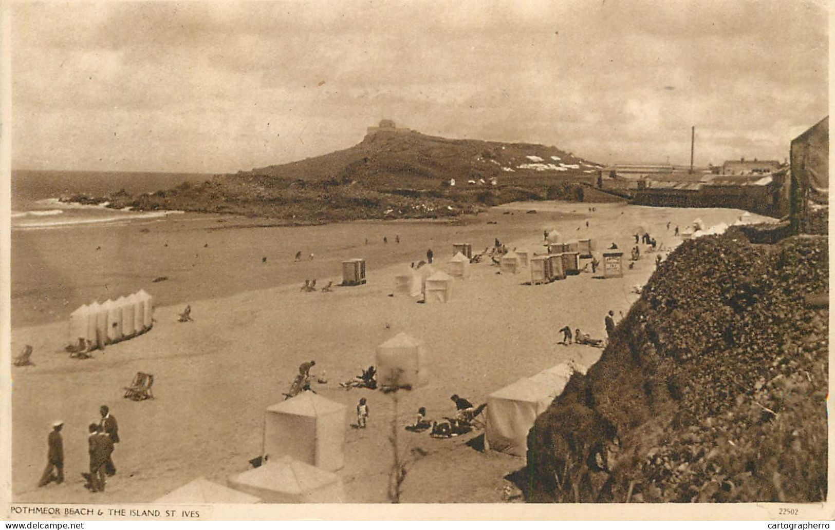 England St Ives Pothmeor Beach & The Island - St.Ives