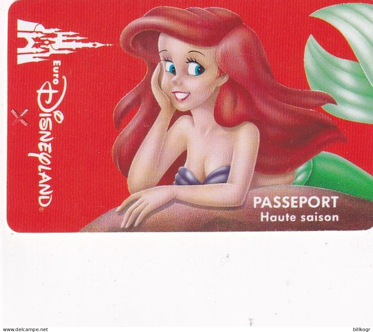 FRANCE - Serenita, Disneyland Paris Passport, Used - Passaporti  Disney