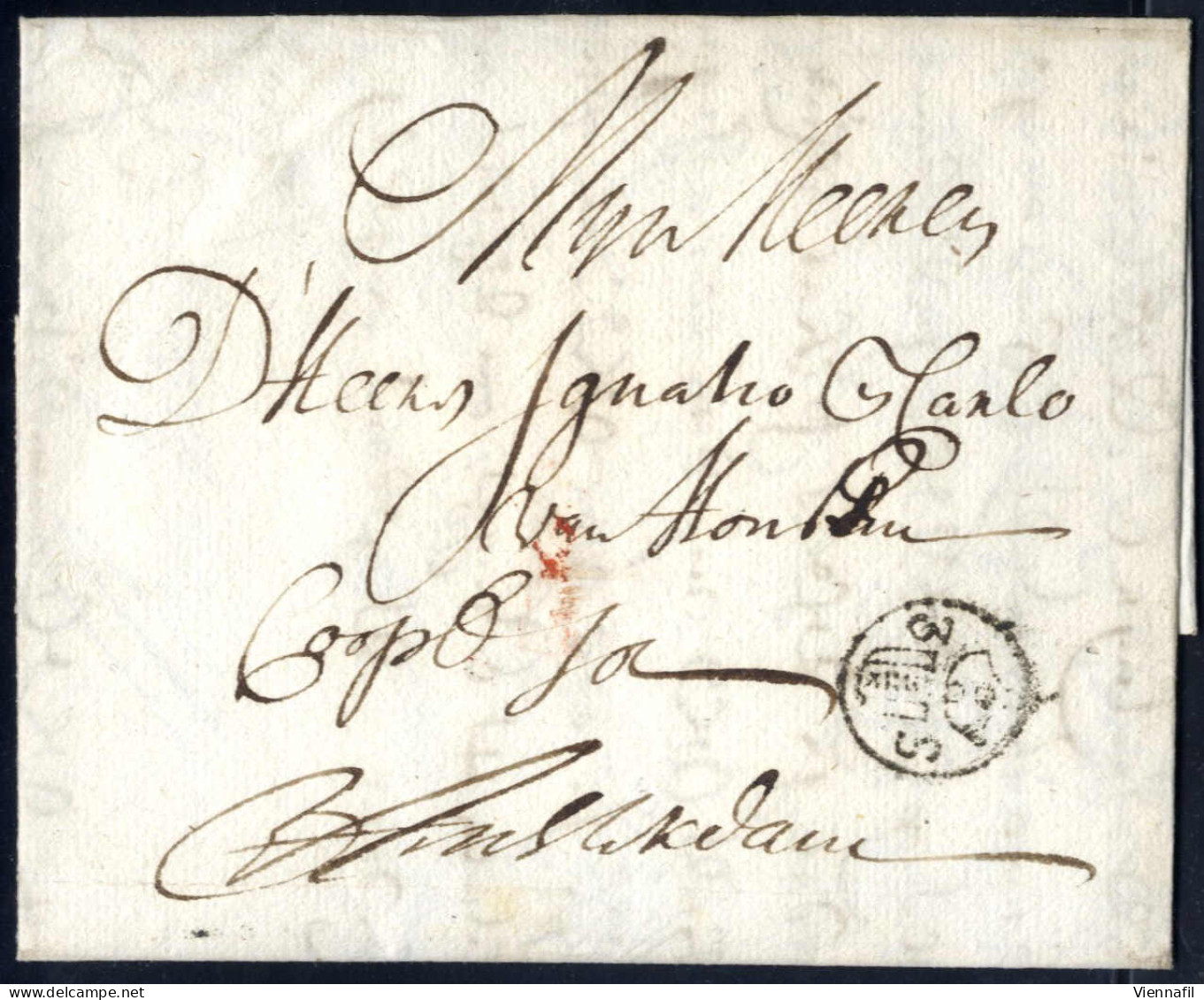 Cover 1702/69, Drei Briefe Mit Amsterdamer 3 Stuiver Posthornportostempeln, Einer Von Den Haag Am 19.3.1769 In Type I, E - Autres & Non Classés