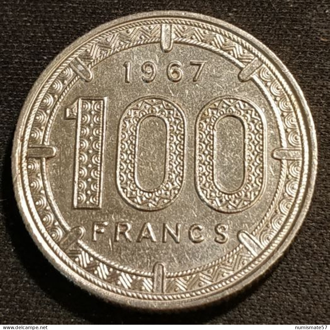 Pas Courant - AFRIQUE EQUATORIALE - 100 FRANCS 1967 - KM 5 - Other - Africa