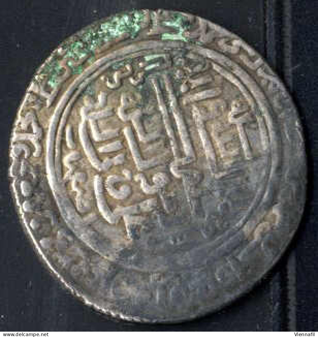 Uljaitu Ibn Arghun, 703-717AH 1304-1316, Doppeldirham Silber, 710,714 Münzstätte ?, Mich Typ 1610 BMC Typ 137 Mich 1618f - Islamic