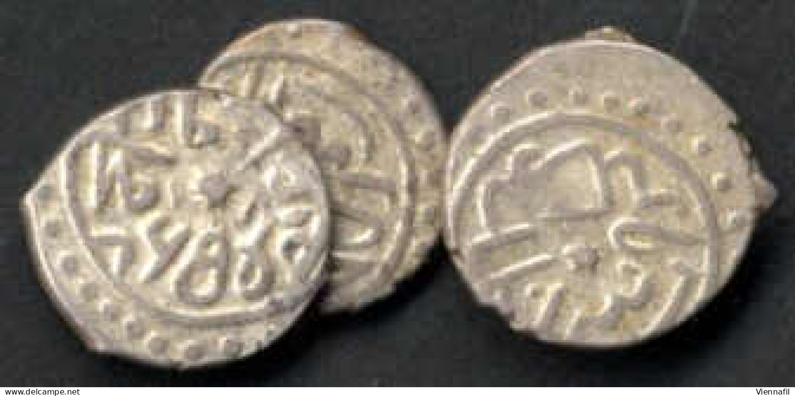 Mehmed II, 848-886AH 1444-1481, Akche Silber, 865 Serez Punkte 0/1, 0/2, 1/10, 1/1, 1/2, 1/3, NP 86, Sehr Schön, 54 Stüc - Islamic