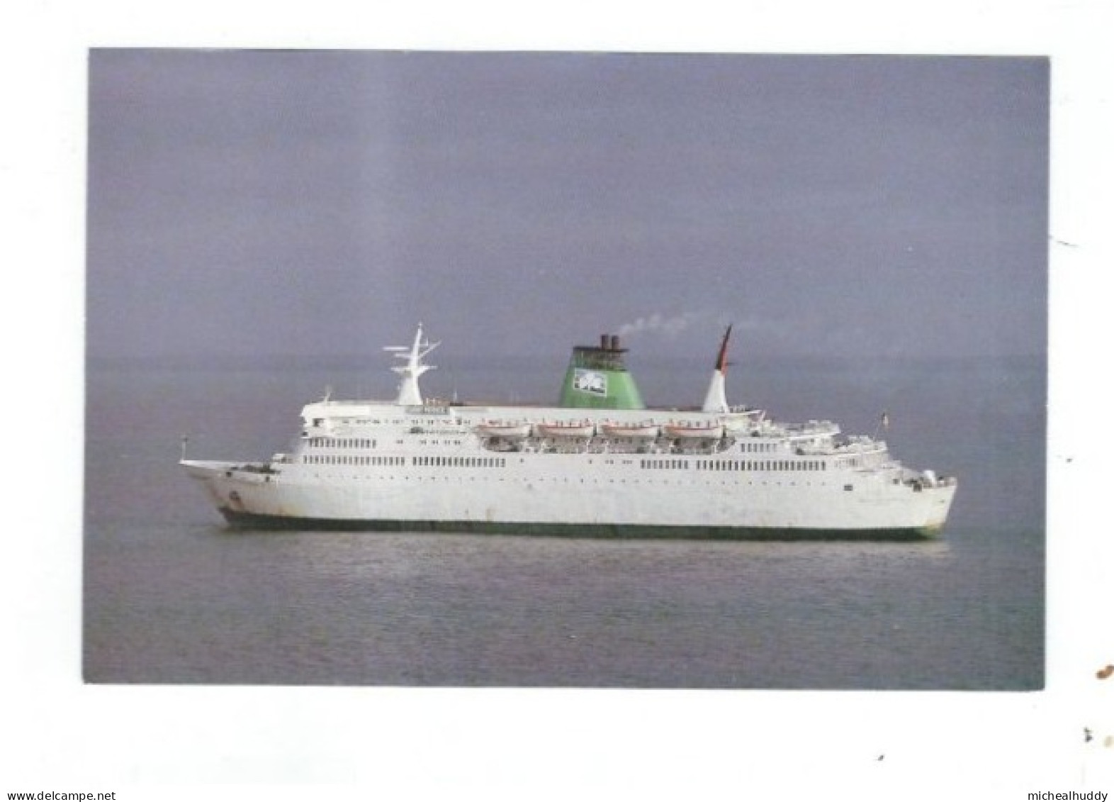 POSTCARD   SHIPPING  FERRY  IRISH LINE   SAINT PATRICK 11  PUBL BY RAMSEY POSTCARDS - Houseboats
