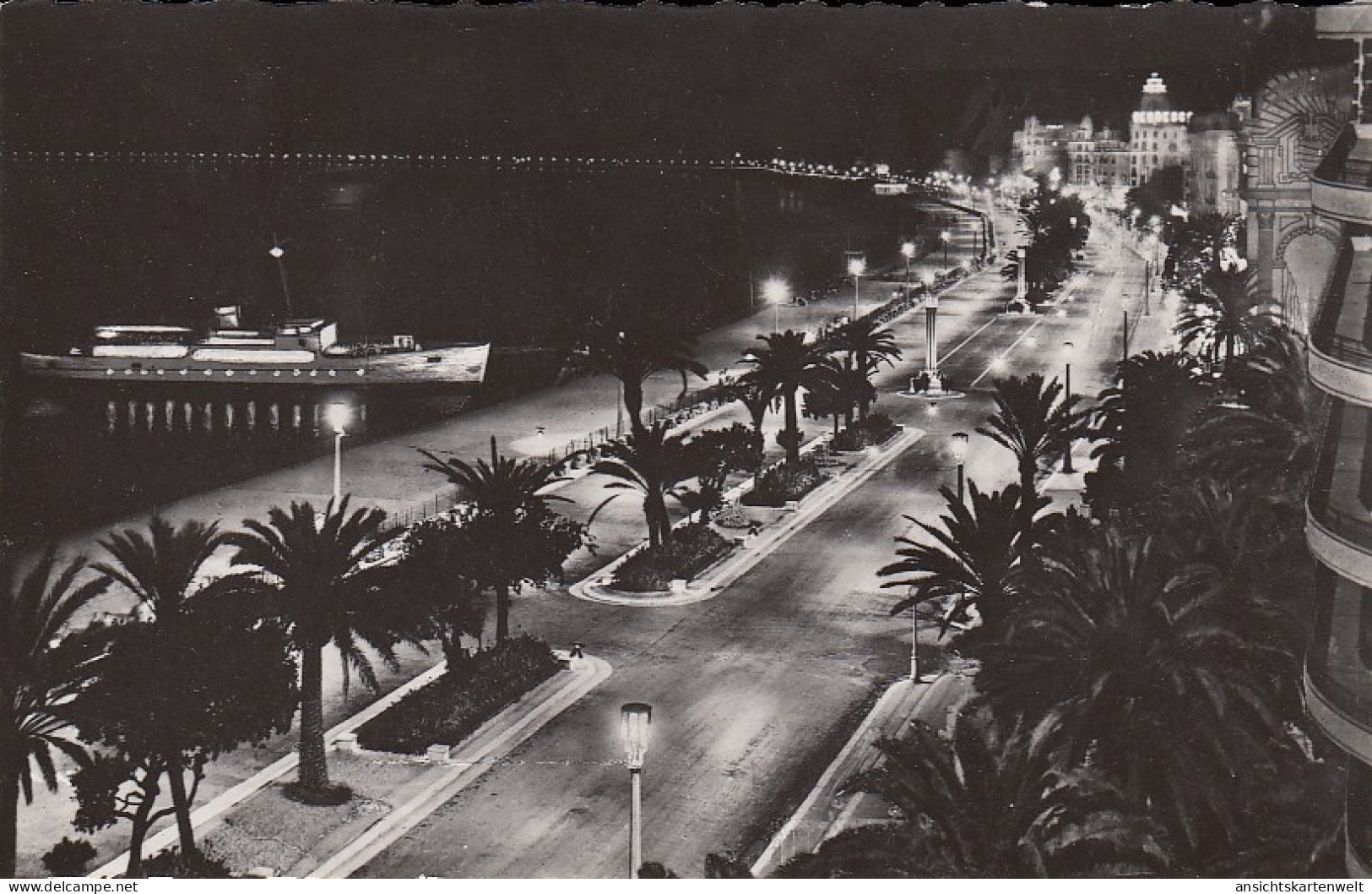 La Côte D'Azur, Nice La Nuit, La Promenade Des Anglais Ngl #D9916 - Nice By Night