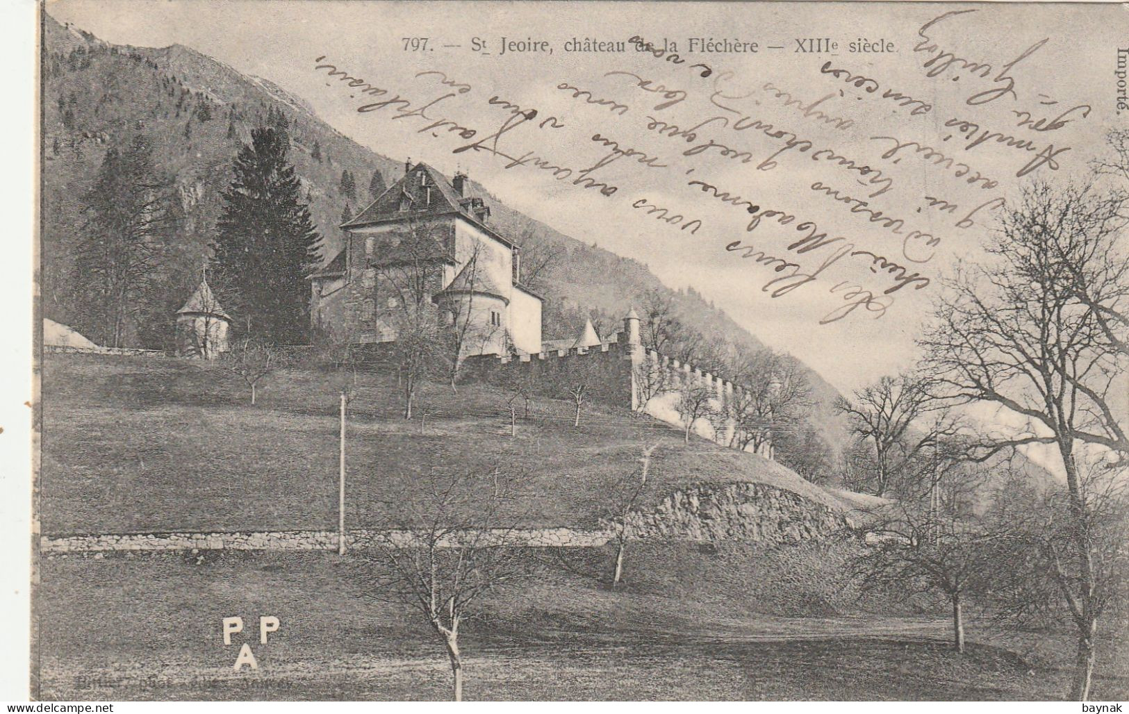 FR3139   --   St. JEOIRE    --  CHATEAU DE LA FLECHHERE  --  1905 - Saint-Jeoire