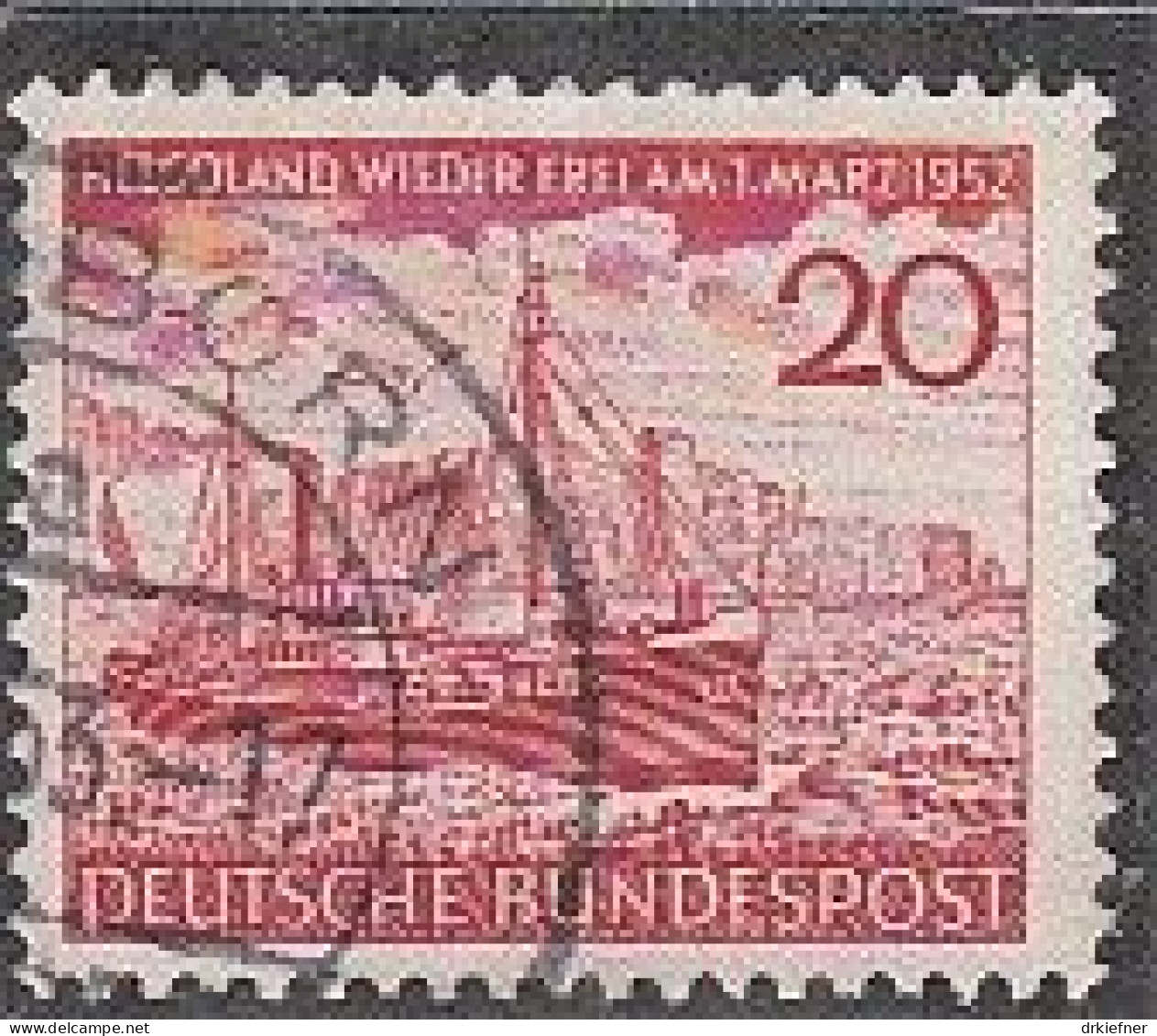 BRD  152, Gestempelt, Rückgabe Der Insel Helgoland, 1952 - Usados