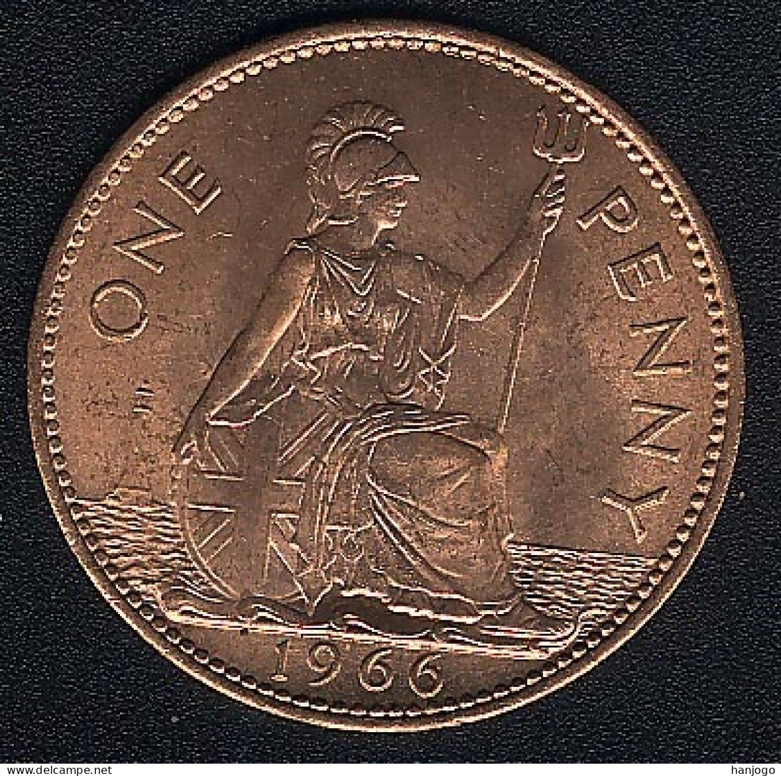 Großbritannien, 1 Penny 1966, UNC - D. 1 Penny