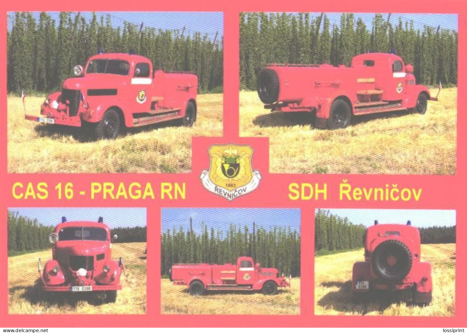 Fire Engine CAS 16 Praga RN, SDH Revnicov - Camions & Poids Lourds