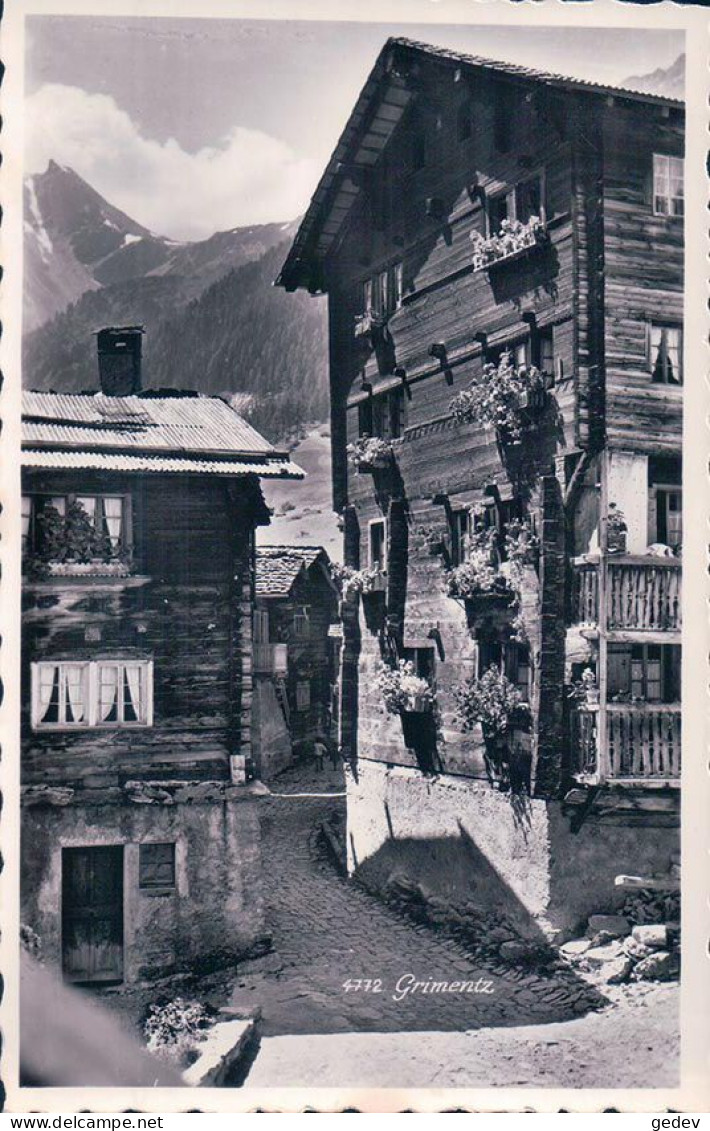 Val D'Anniviers VS, Grimentz Une Rue (4772) - Grimentz