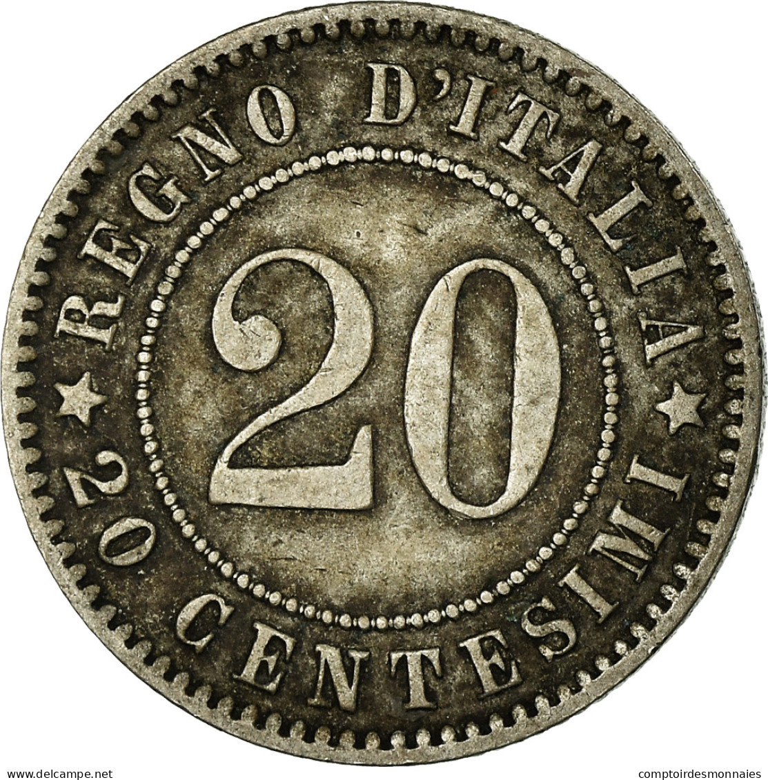 Monnaie, Italie, Umberto I, 20 Centesimi, 1894, Berlin, TTB, Copper-nickel - 1878-1900 : Umberto I