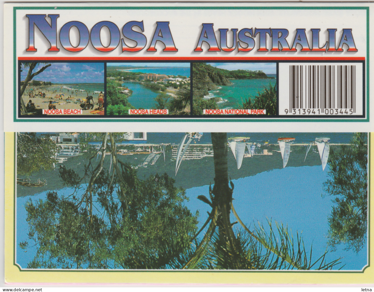 Australia QUEENSLAND QLD Wren Souvenirs Folder NOOSA 10 Postcard Views C2000 - Sunshine Coast