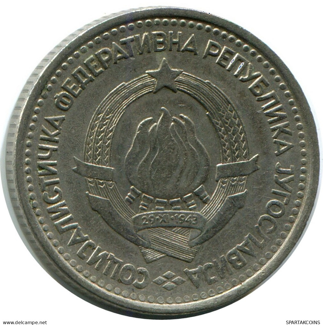 1 DINAR 1965 YUGOSLAVIA Moneda #AZ591.E.A - Yugoslavia