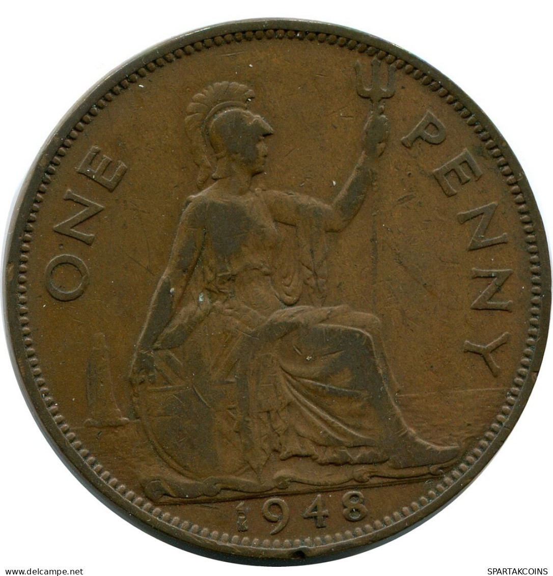 PENNY 1948 UK GROßBRITANNIEN GREAT BRITAIN Münze #AZ833.D.A - D. 1 Penny