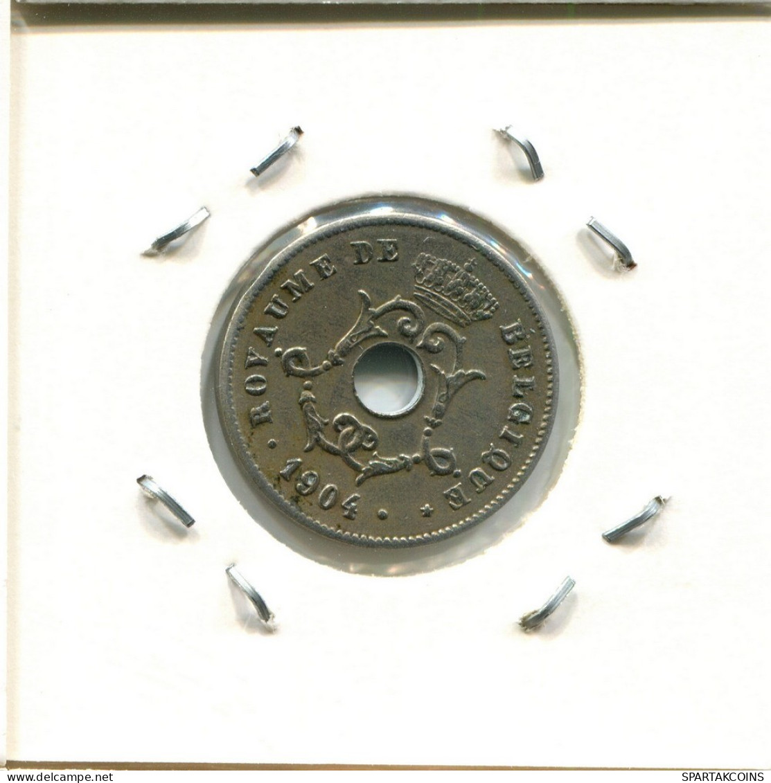 10 CENTIMES 1904 FRENCH Text BÉLGICA BELGIUM Moneda #BA277.E.A - 10 Cent