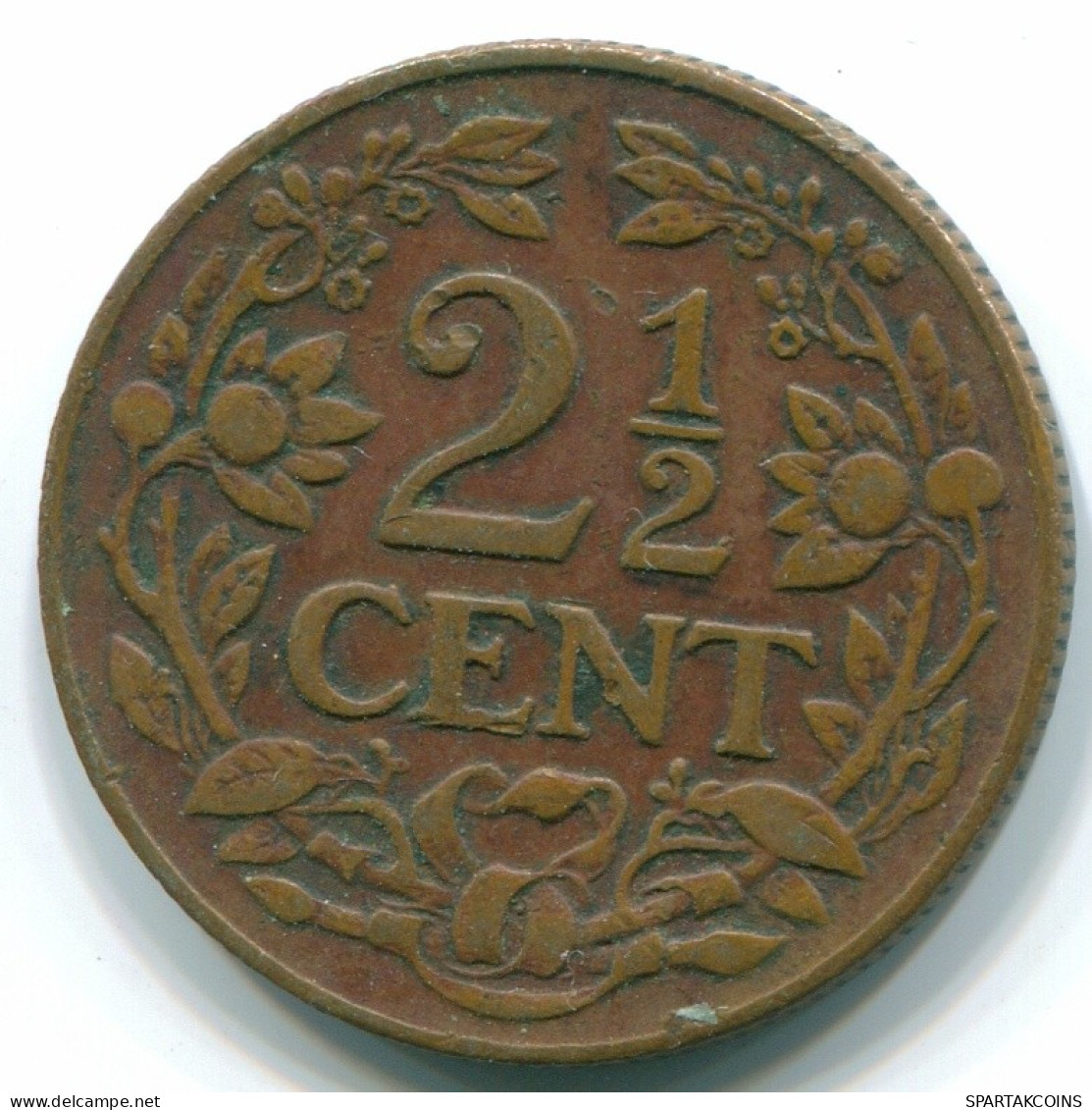 2 1/2 CENT 1944 CURACAO NÉERLANDAIS NETHERLANDS Bronze Colonial Pièce #S10144.F.A - Curacao