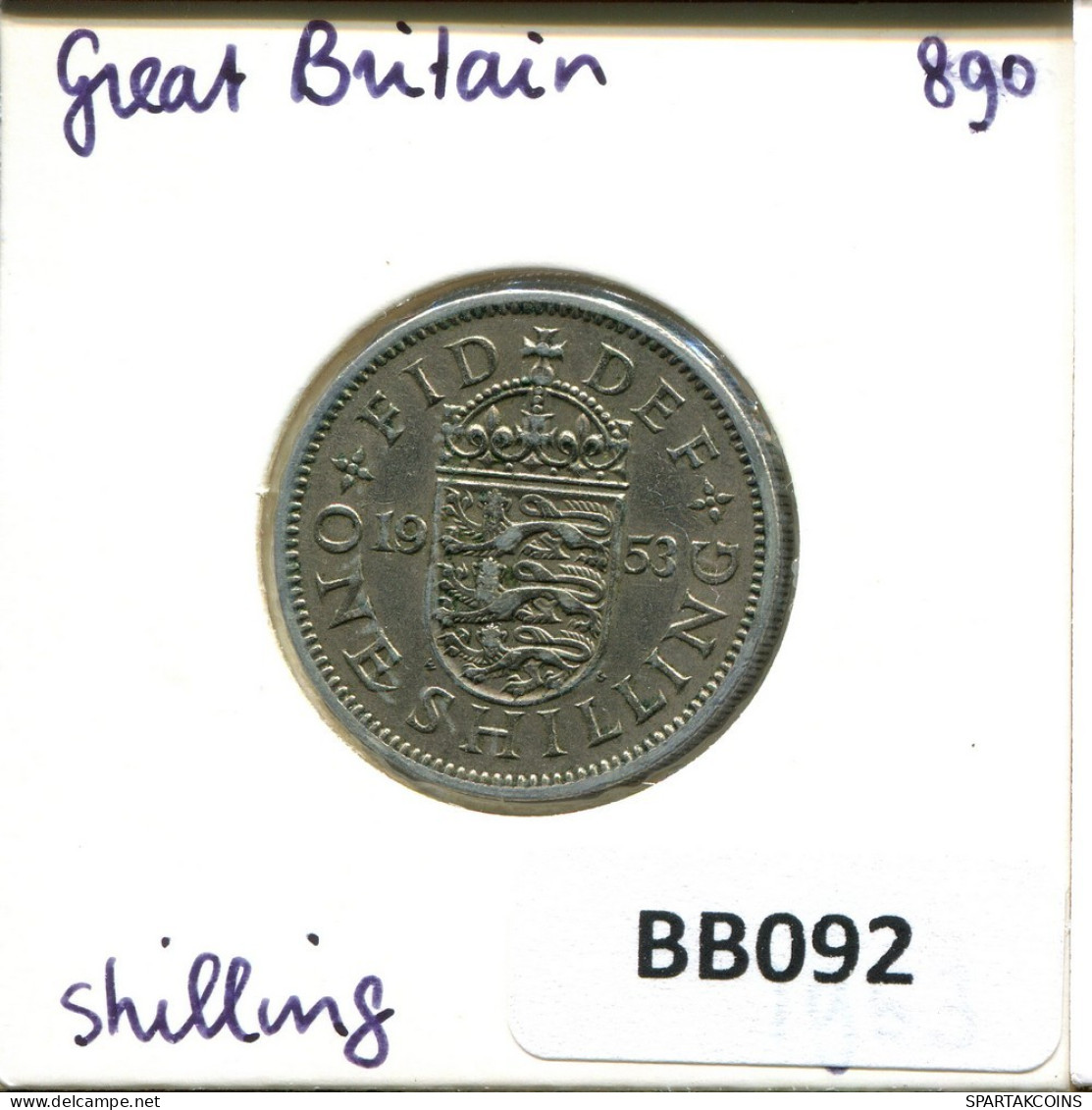 SHILLING 1953 UK GBAN BRETAÑA GREAT BRITAIN Moneda #BB092.E.A - I. 1 Shilling