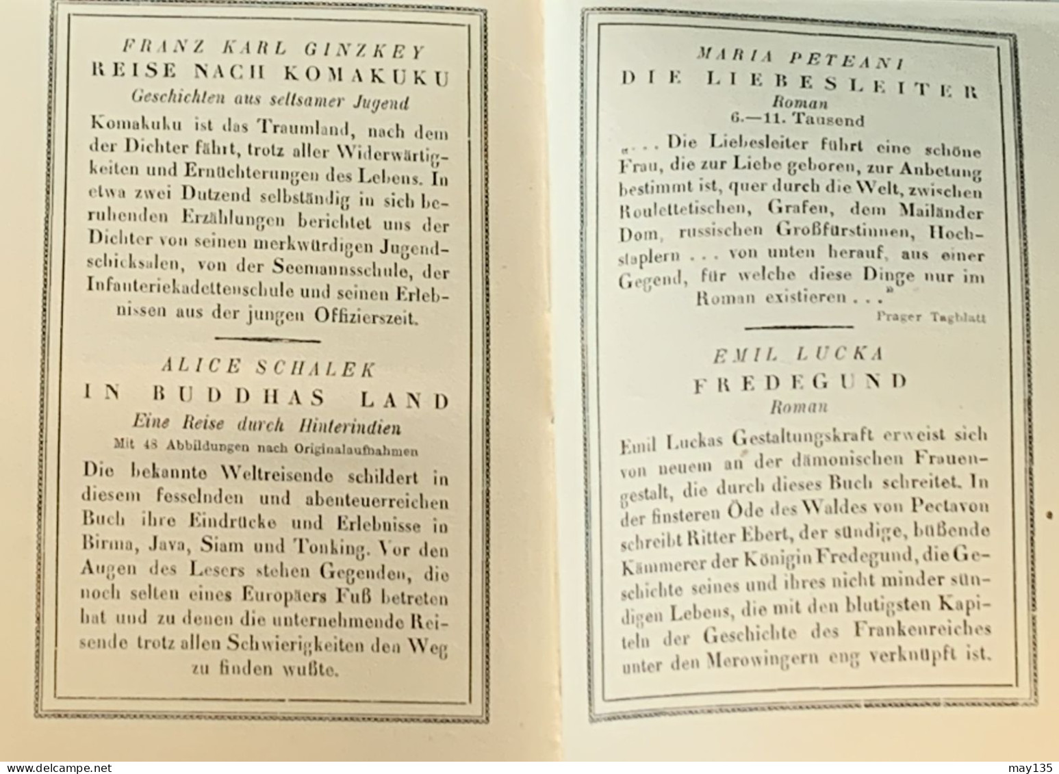 anno 1924 - Frauenzimmer Almanach auf  das Jahr 1924 - Wien / Rikola Verlag