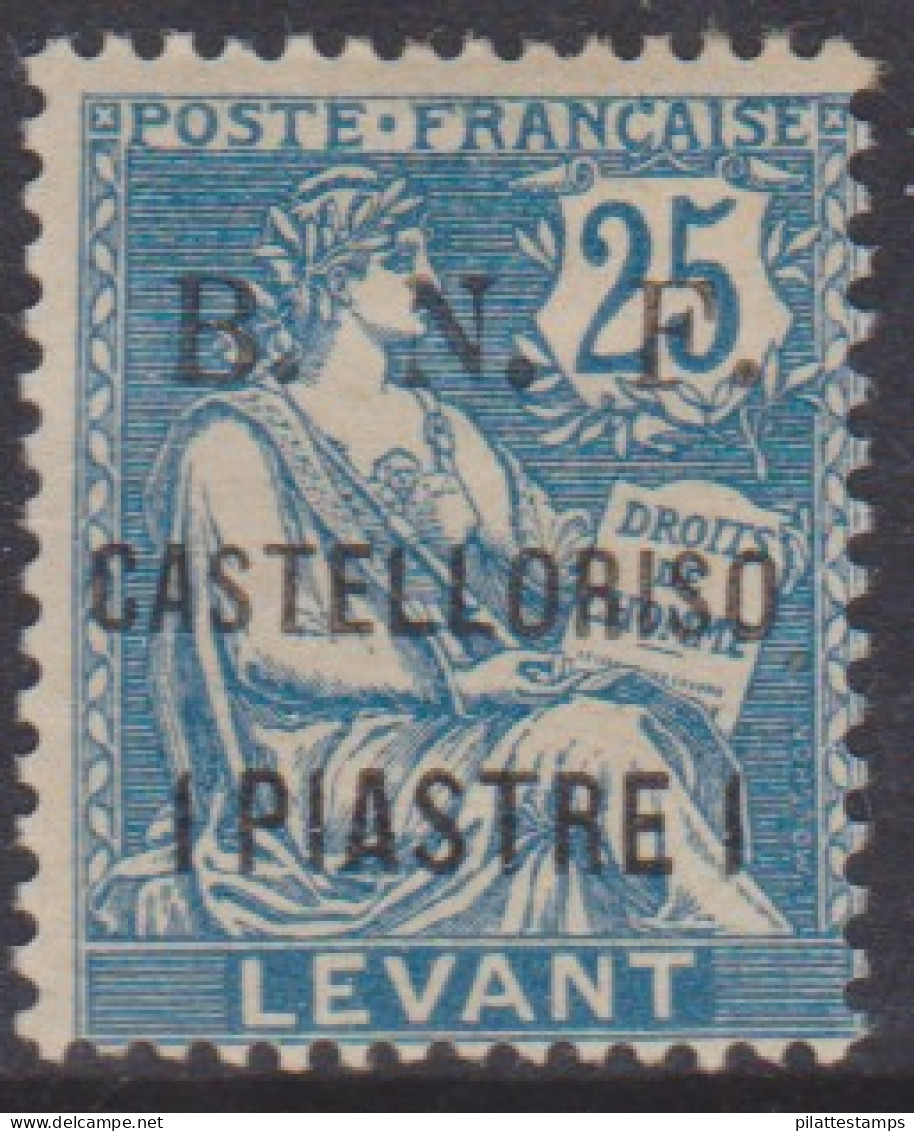 Castellorizo  8a** Variété Surcharge Castellori"s"o - Autres & Non Classés