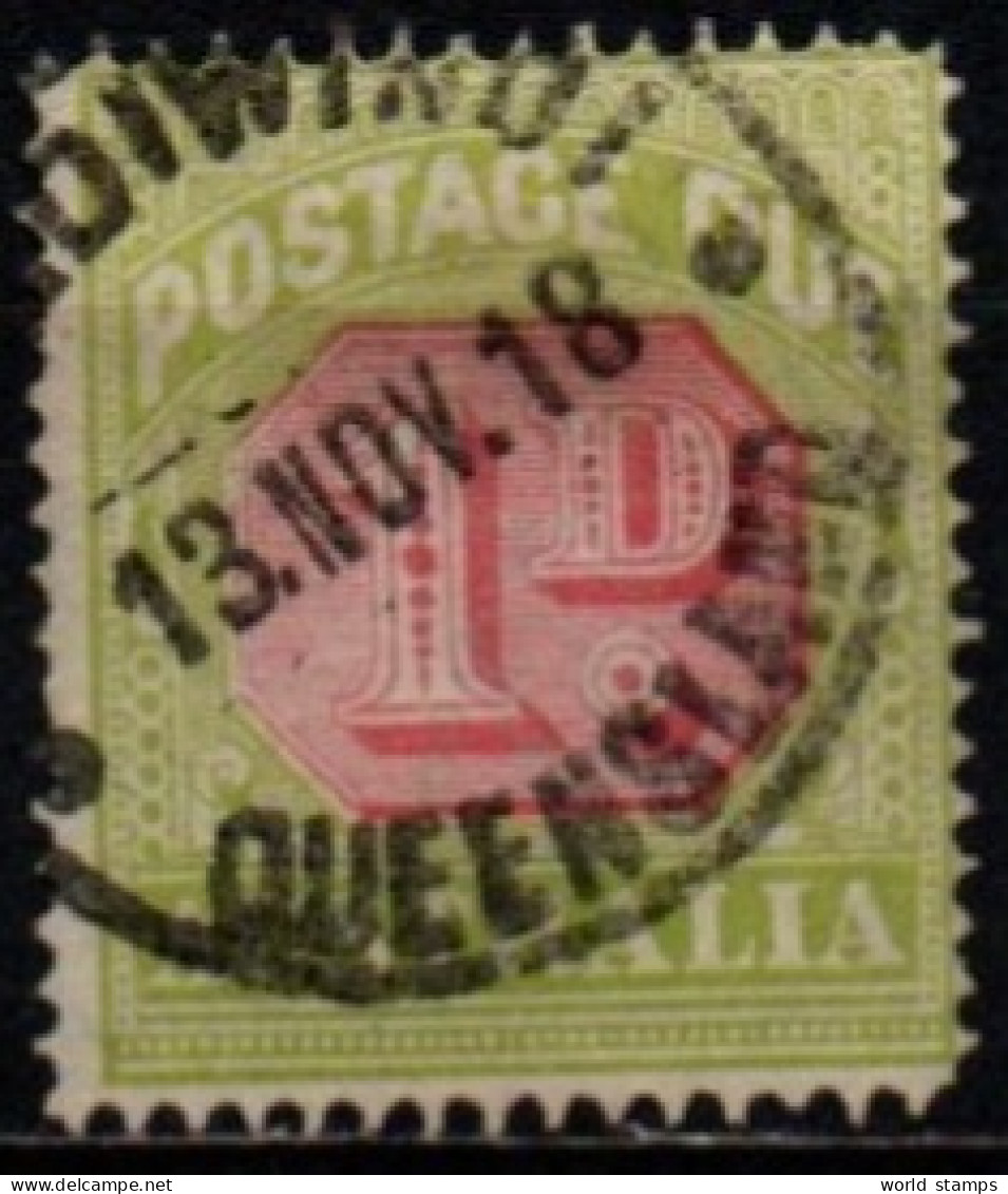 AUSTRALIE 1909 O DENT 14 - Segnatasse