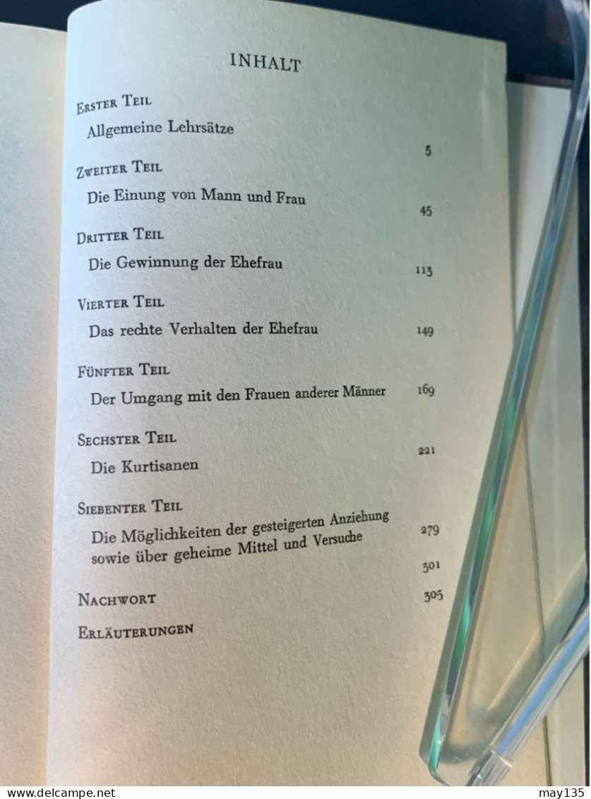 Anno 1966 - Kamasutra - Die Indische Liebeskunst - Lichtenberg-Buch Im Kindler Verlag, Munchen - Andere & Zonder Classificatie