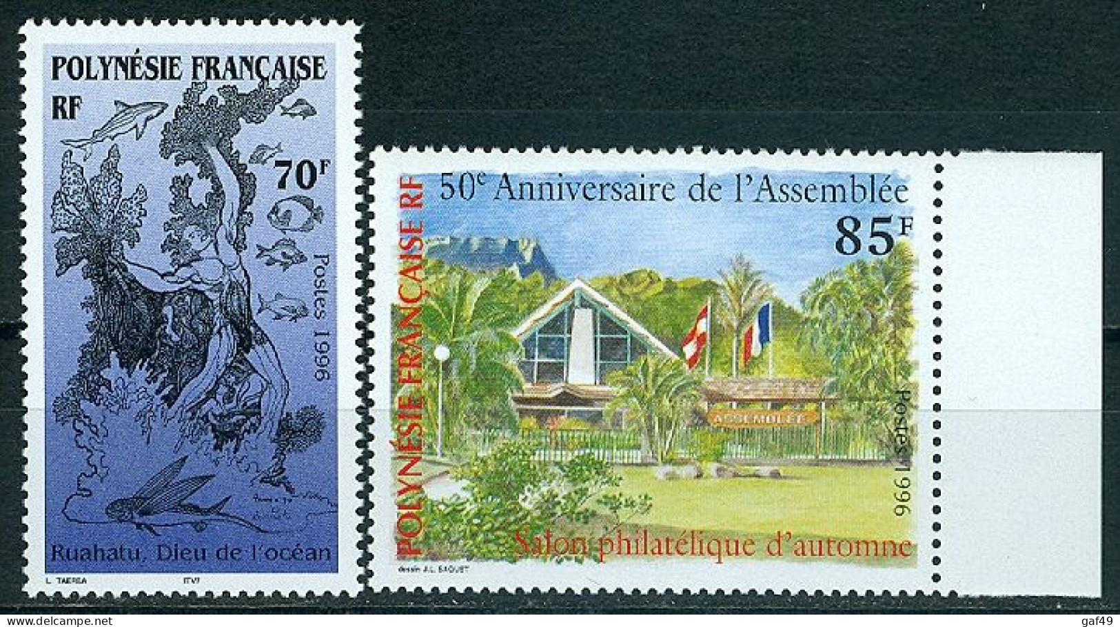 Polynésie N°Y&T 508 à 511 + 513 à 517 Et 519 Sujets Divers  Neufs Sans Charnière Très Frais 2 Scans - Unused Stamps