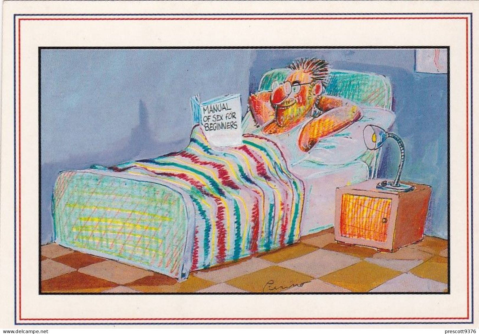 Sex For Begginners - Unused Saucy Postcard - SDev - Altri & Non Classificati