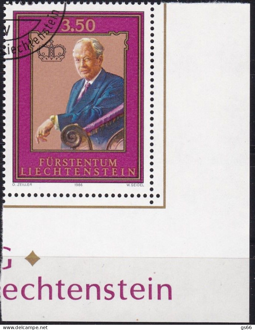 Liechtenstein, 1986, 903, Used Oo, 80. Geburtstag Von Fürst Franz Josef II. - Oblitérés