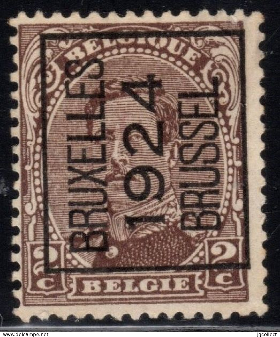 Typo 89A (BRUXELLES 1924 BRUSSEL) - O/used - Typo Precancels 1922-26 (Albert I)