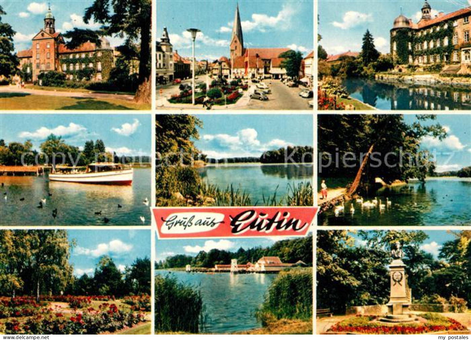 73308261 Eutin Teilansichten Marktplatz Faehre Park Denkmal Eutin - Eutin