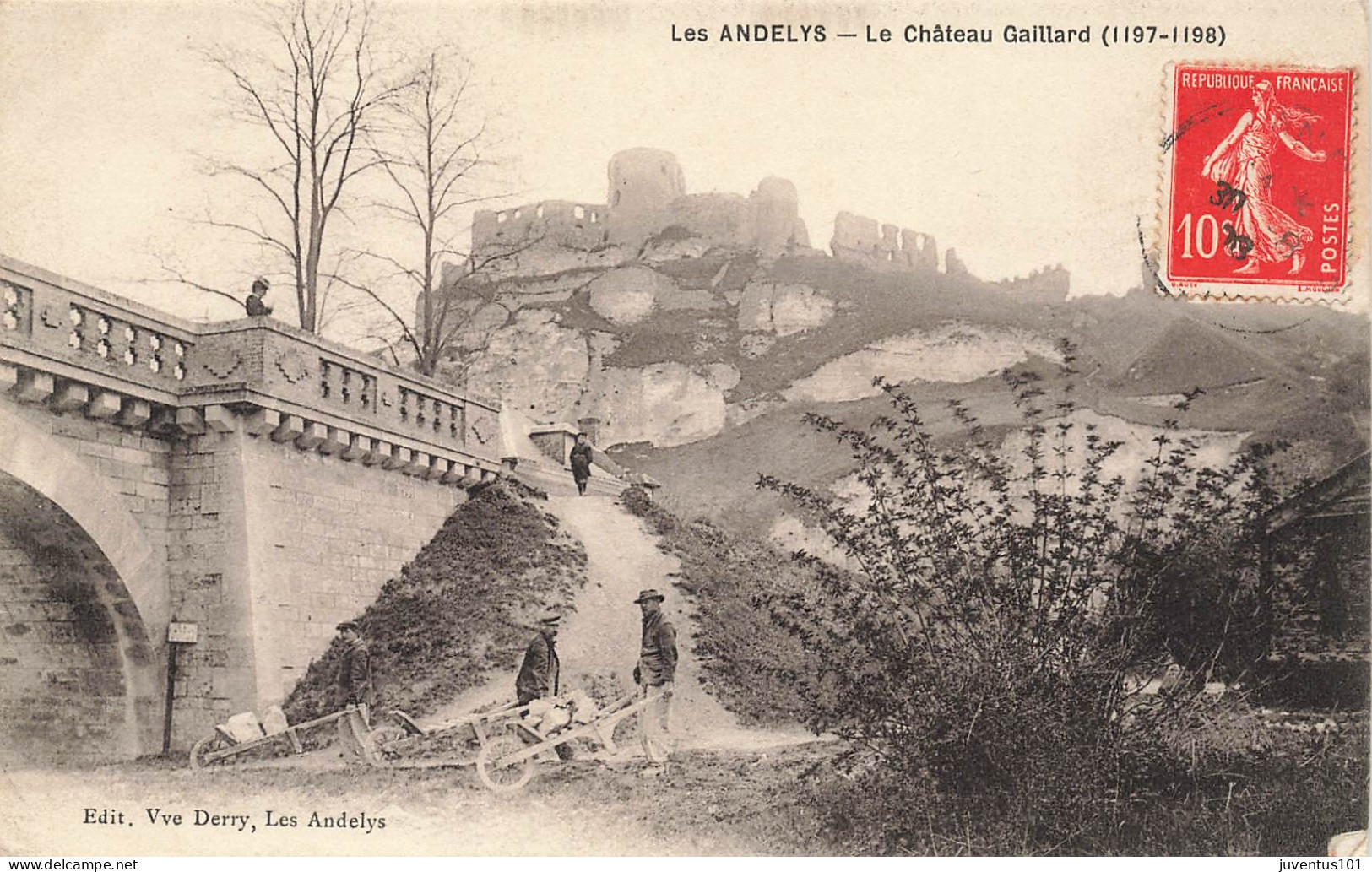 CPA Les Andelys-Le Château Gaillard-Timbre     L2902 - Les Andelys