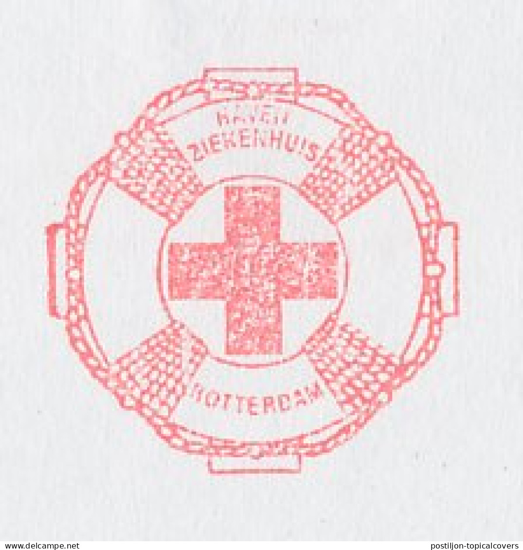 Meter Cover Netherlands 1997 - Pitney Bowes 13570 Lifebuoy - Port Hospital - Rotterdam - Andere & Zonder Classificatie