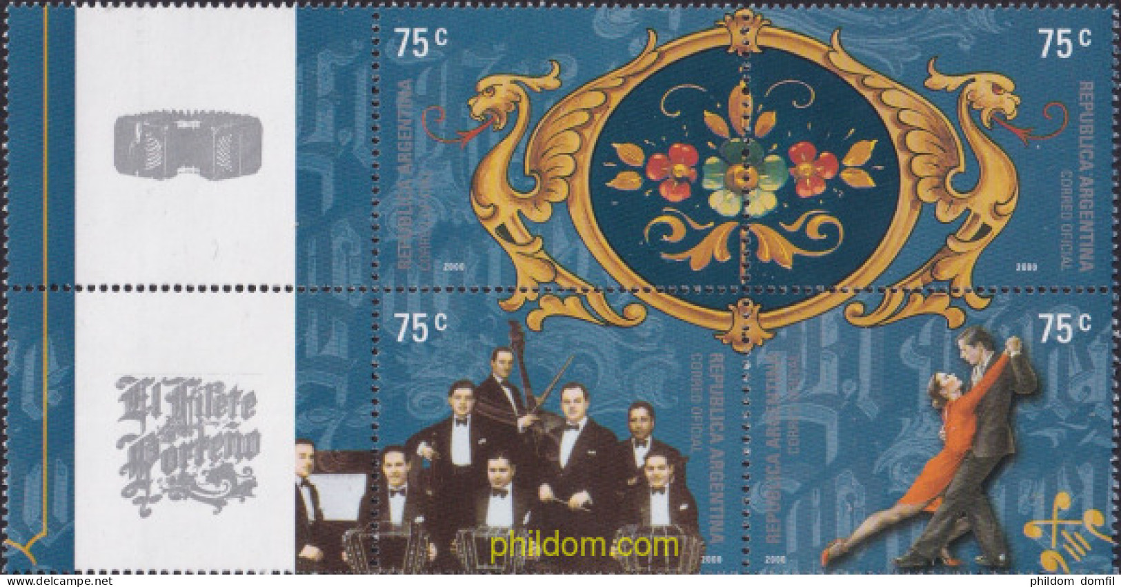 730313 MNH ARGENTINA 2000 EL TANGO - Neufs