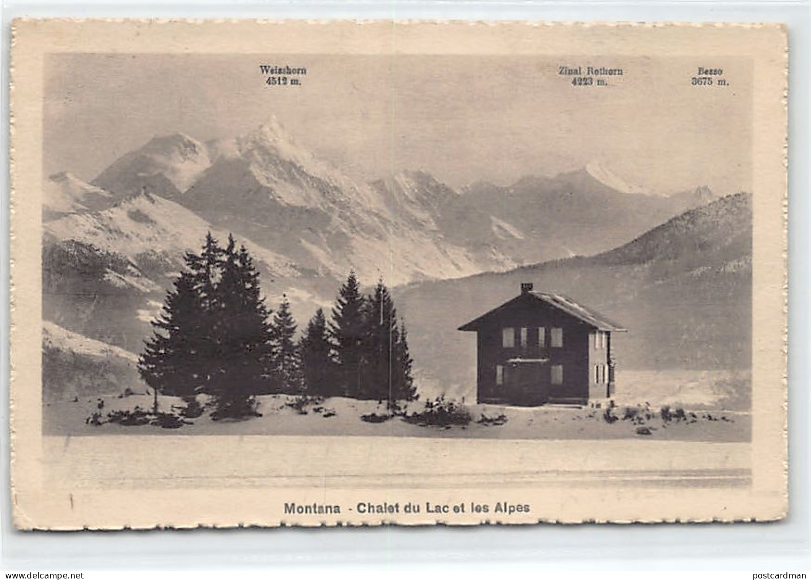Suisse - Crans-Montana (VS) Chalet Du Lac - Les Alpes - Ed. A. Barillon 7 - Crans-Montana