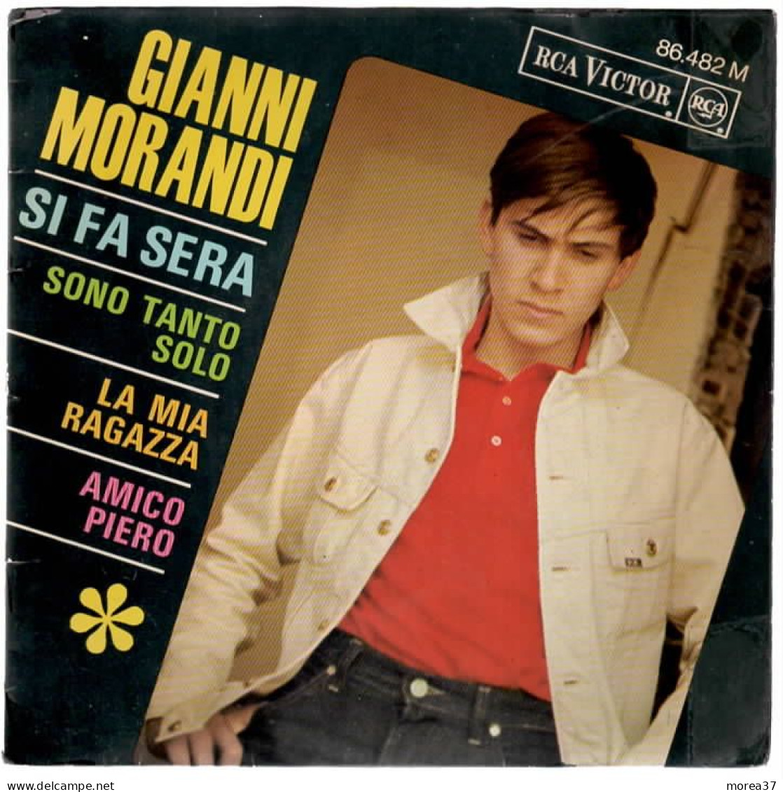 GIANNI MORANDI  Si Fa Sera   RCA VICTOR  86.482 M - Other - Italian Music