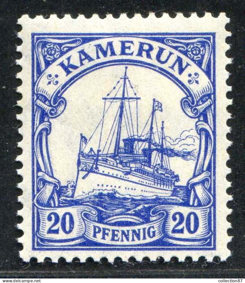 REF093 > COLONIES ALLEMANDE - CAMEROUN < Yv N° 22 * Neuf Dos Visible - MH * -- KAMERUN - Cameroun