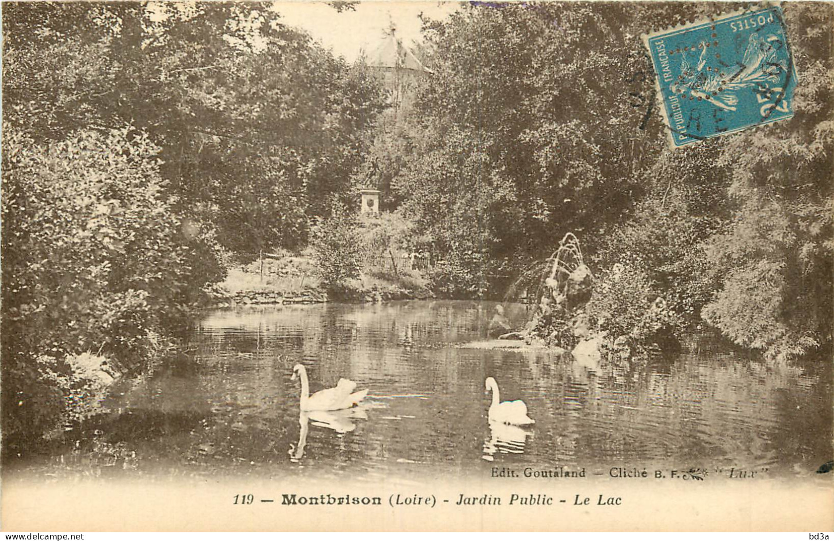 42 - MONTBRISON -  JARDIN PUBLIC - LE LAC - Montbrison