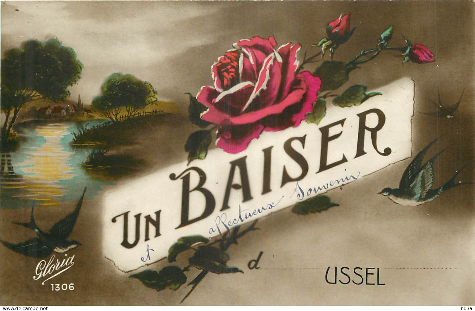 19 -  UN BAISER D'USSEL - Ussel