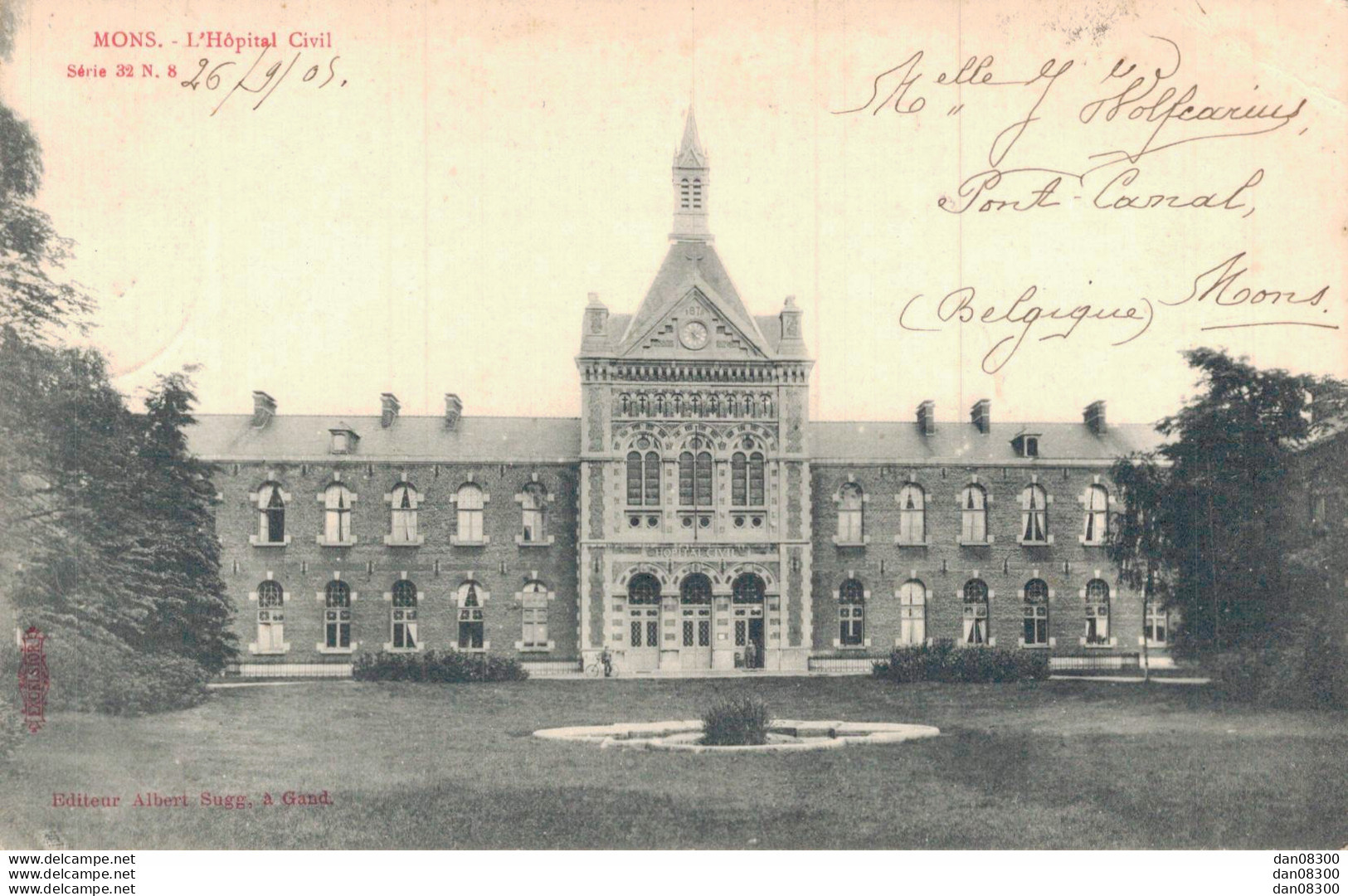 BELGIQUE MONS L'HOPITAL CIVIL - Mons