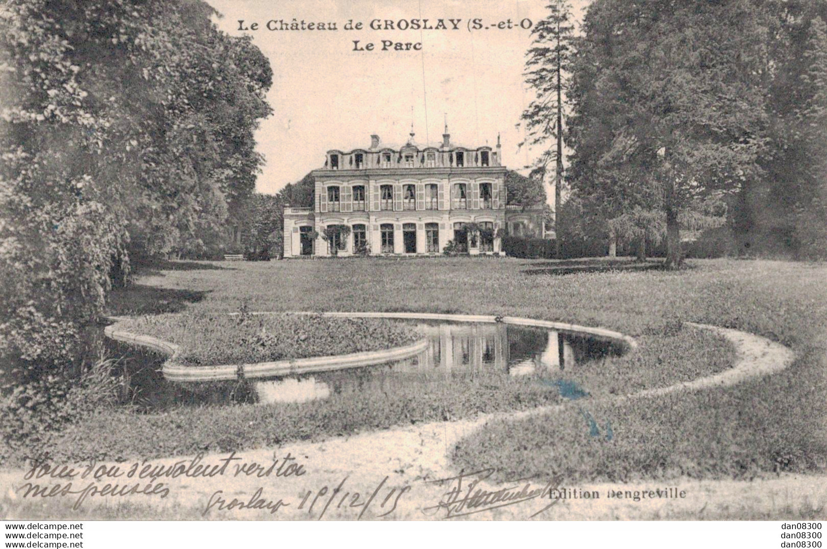 95 LE CHATEAU DE GROSLAY LE PARC - Groslay