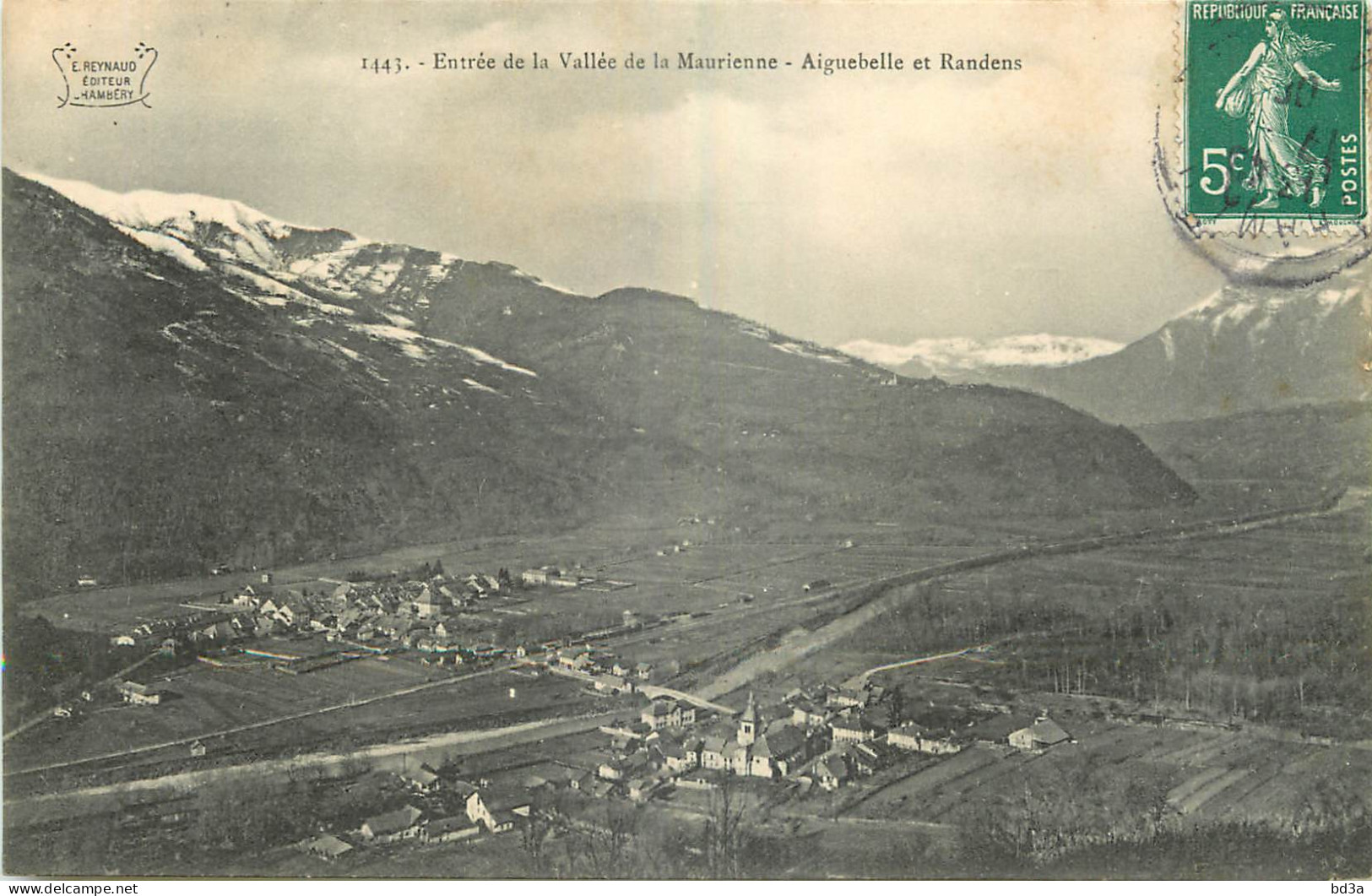 73 - ENTREE DE LA VALLEE DE LA MAURIENNE - AIGUEBELLE ET RANDENS - Aiguebelle