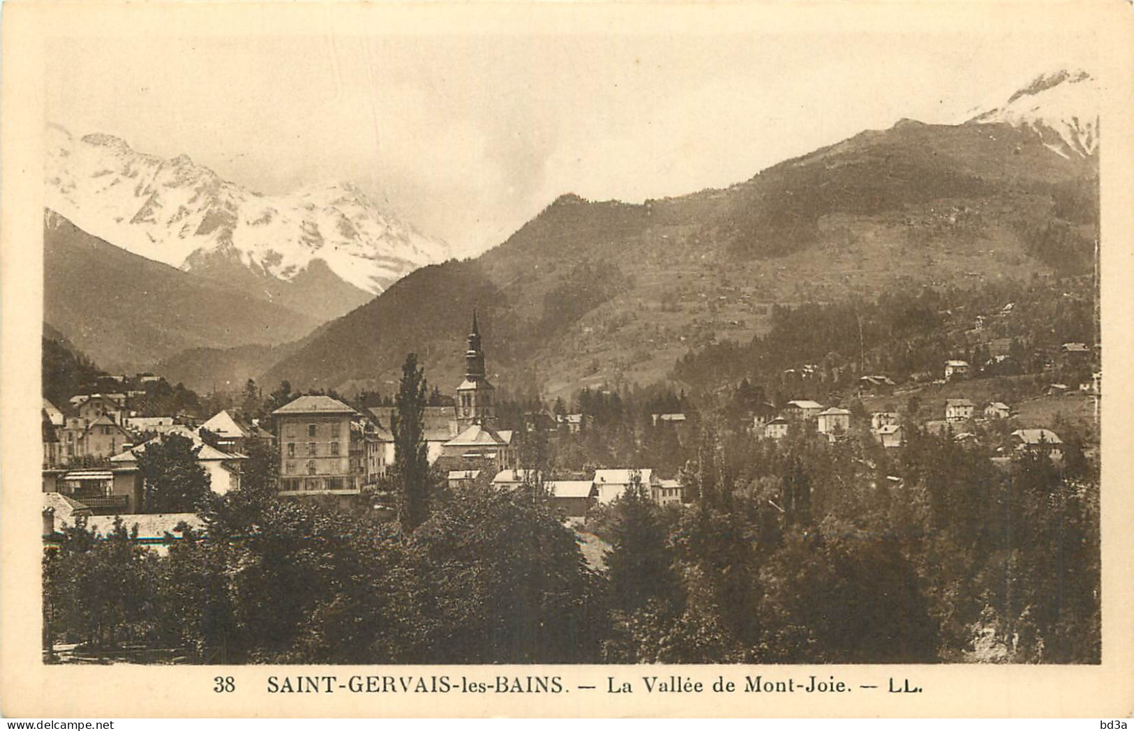 74 - SAINT GERVAIS LES BAINS -  LA VALLEE DE MONT JOIE - Saint-Gervais-les-Bains