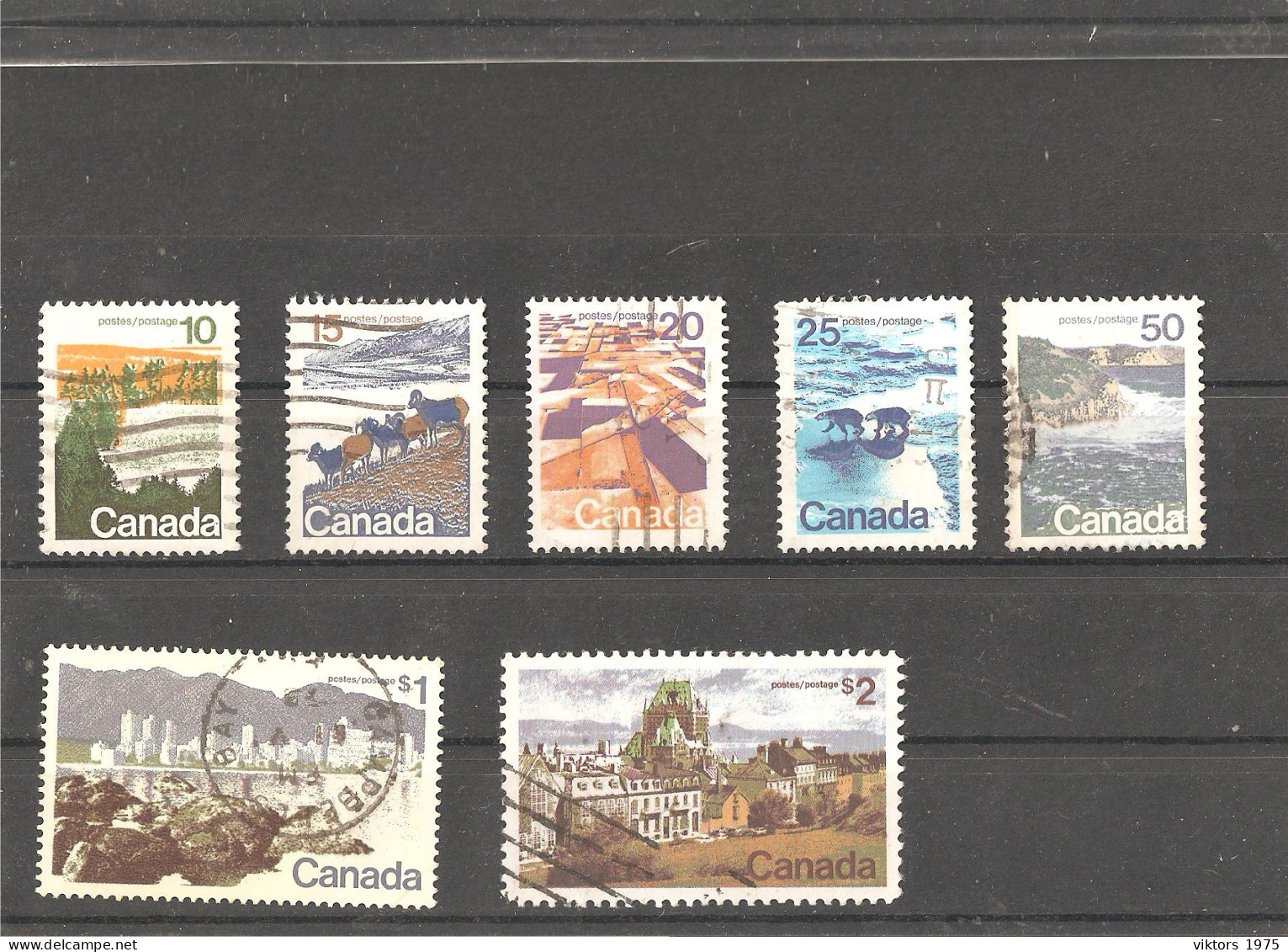 Used Stamps Nr.619-625 In Darnell Catalog - Gebraucht