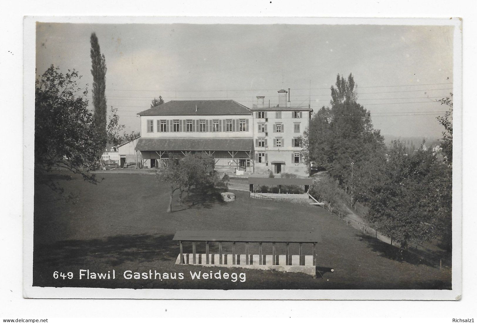 Heimat St. Gallen: Ansicht Gasthaus Weidegg In Flawil Um 1929 - Flawil