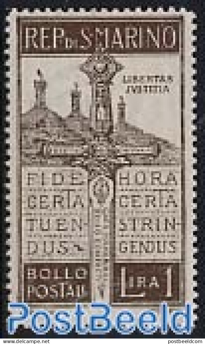 San Marino 1923 War Victims 1v, Unused (hinged) - Unused Stamps