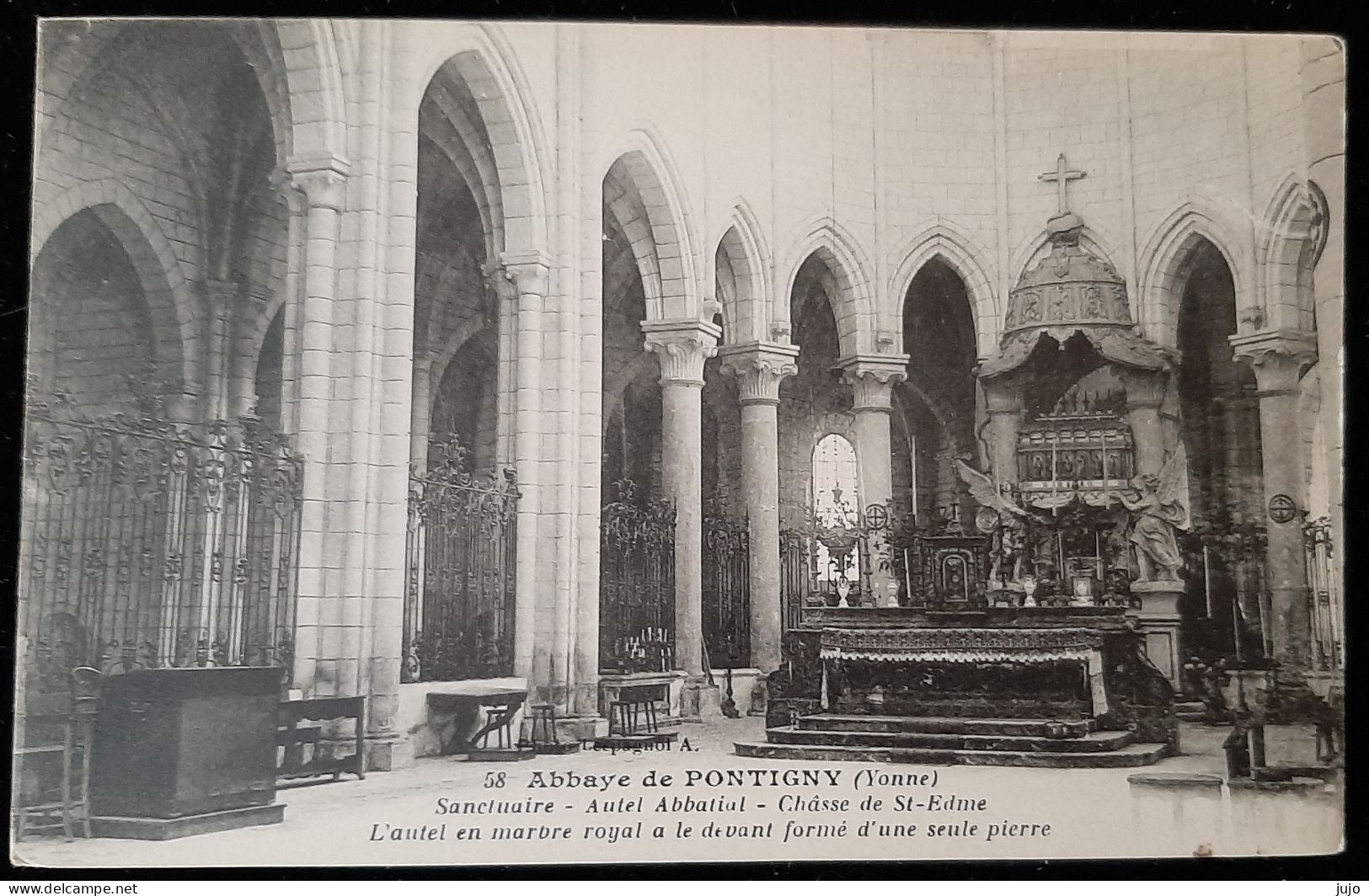 89 - Abbaye De PONTIGNY (Yonne) - Sanctuaire  - Autel Abbatial - Chasse De St Edme - Pontigny