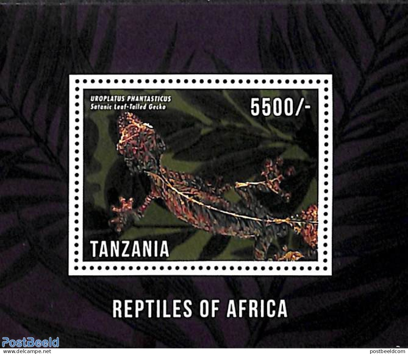 Tanzania 2013 Reptiles Of Africa S/s, Mint NH, Nature - Reptiles - Tanzanie (1964-...)