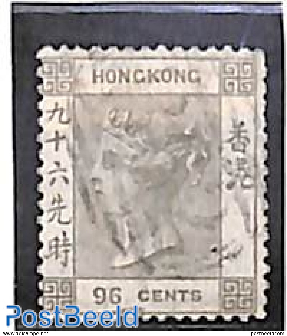 Hong Kong 1862 96c, Without WM, Used, Used Stamps - Oblitérés